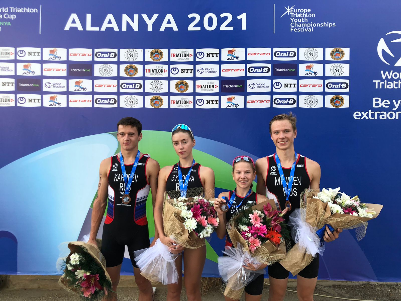 Поздравляем триатлетов Краснодарского края с бронзовыми медалями на Первенстве Европы в Алании (Турция)!!!